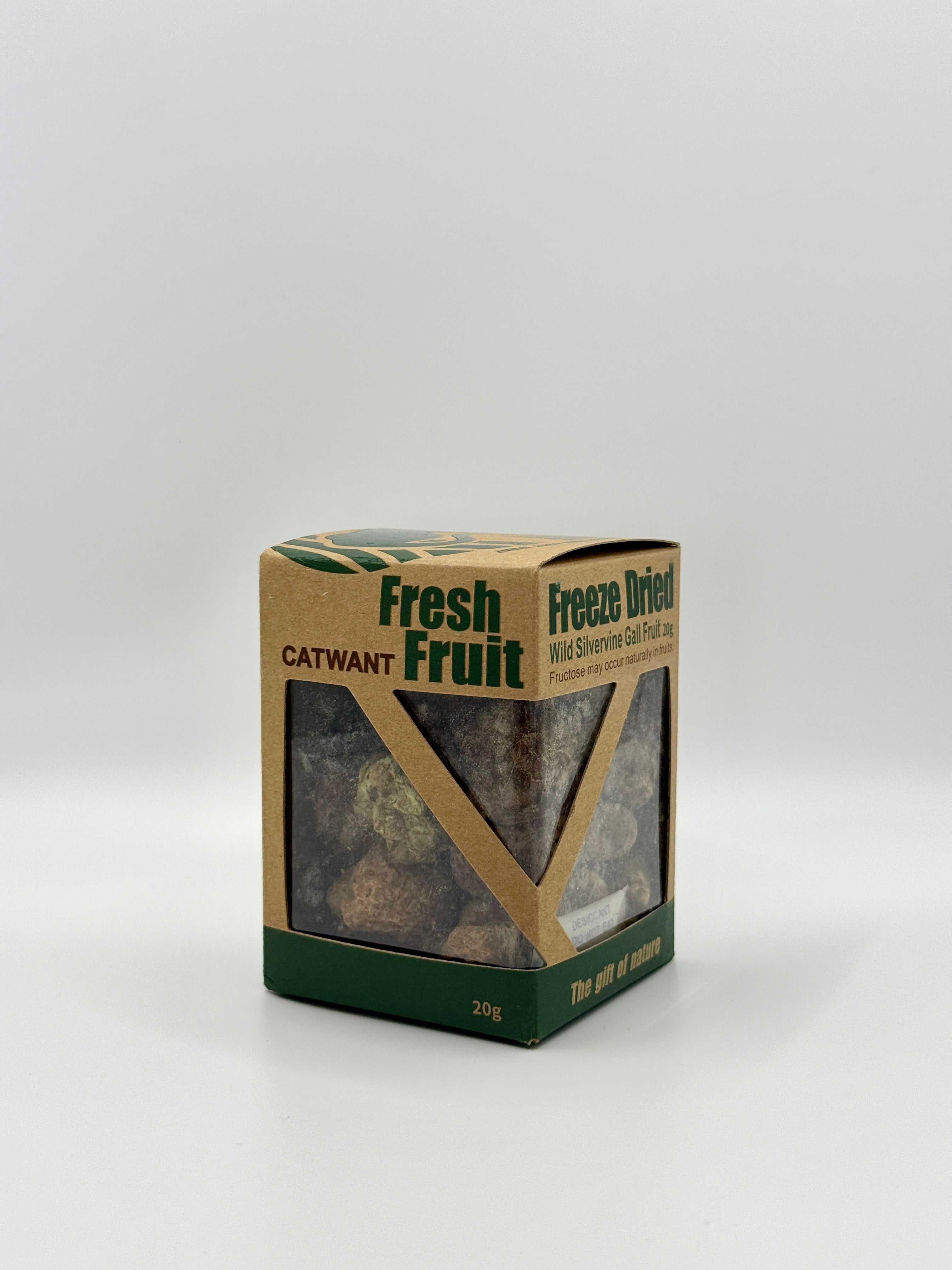 Catwant Freeze-Dried Silvervine Gall Fruits 貓咪旺農場 蟲癭果 20g 加拿大版