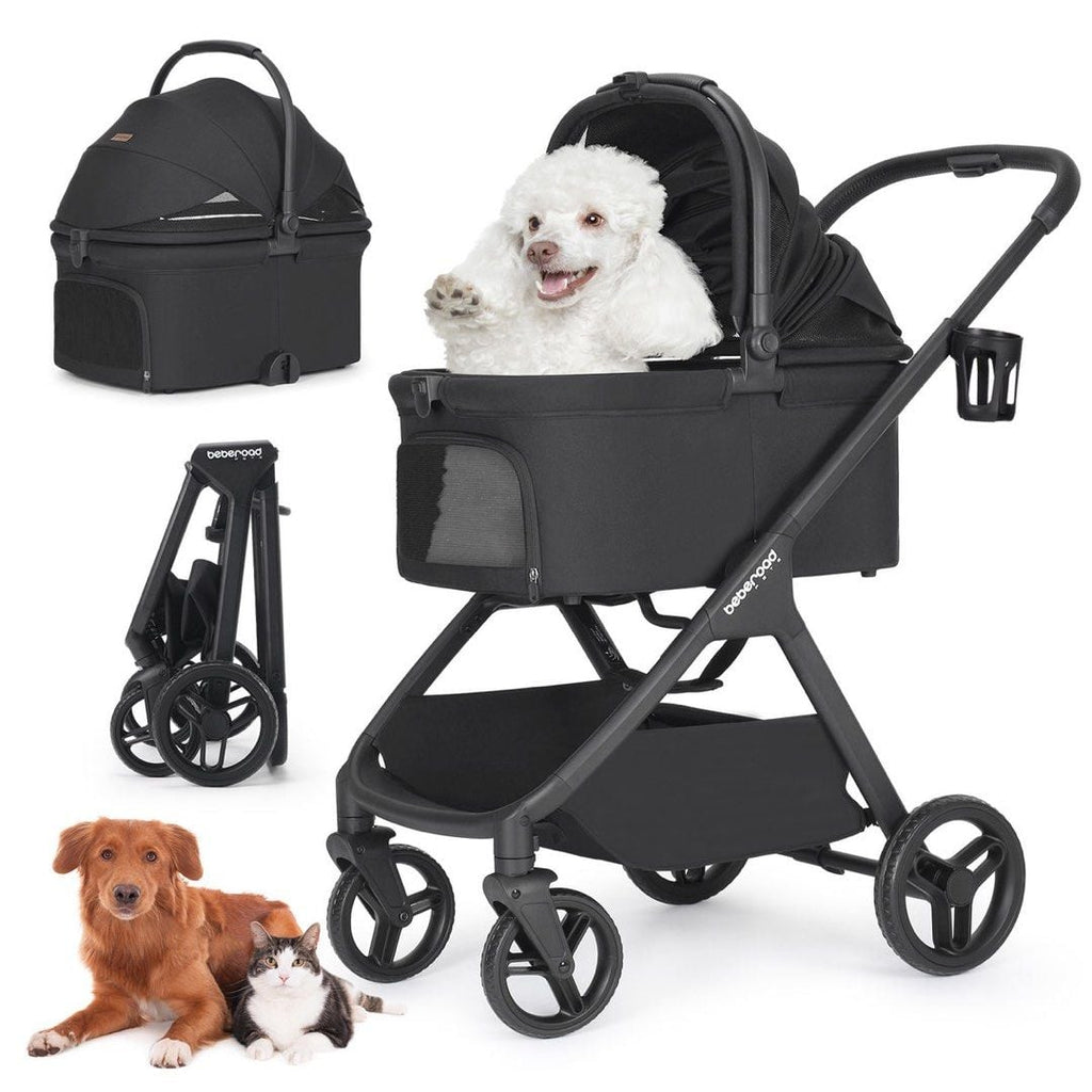 美國 Beberoad X5 3 in 1 Lightweight Foldable Carrier Dog Pet Stroller 寵物推車
