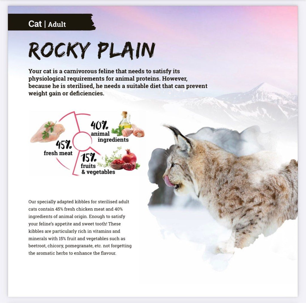 Natura wild -Rocky Plain grain free cat food 無穀類 貓糧 乾糧 chicken meat