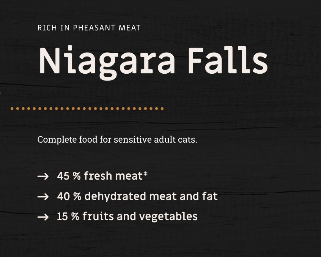 Natura wild - Niagara Falls grain free cat food 無穀類 貓糧 乾糧 Rich in pheasant meat