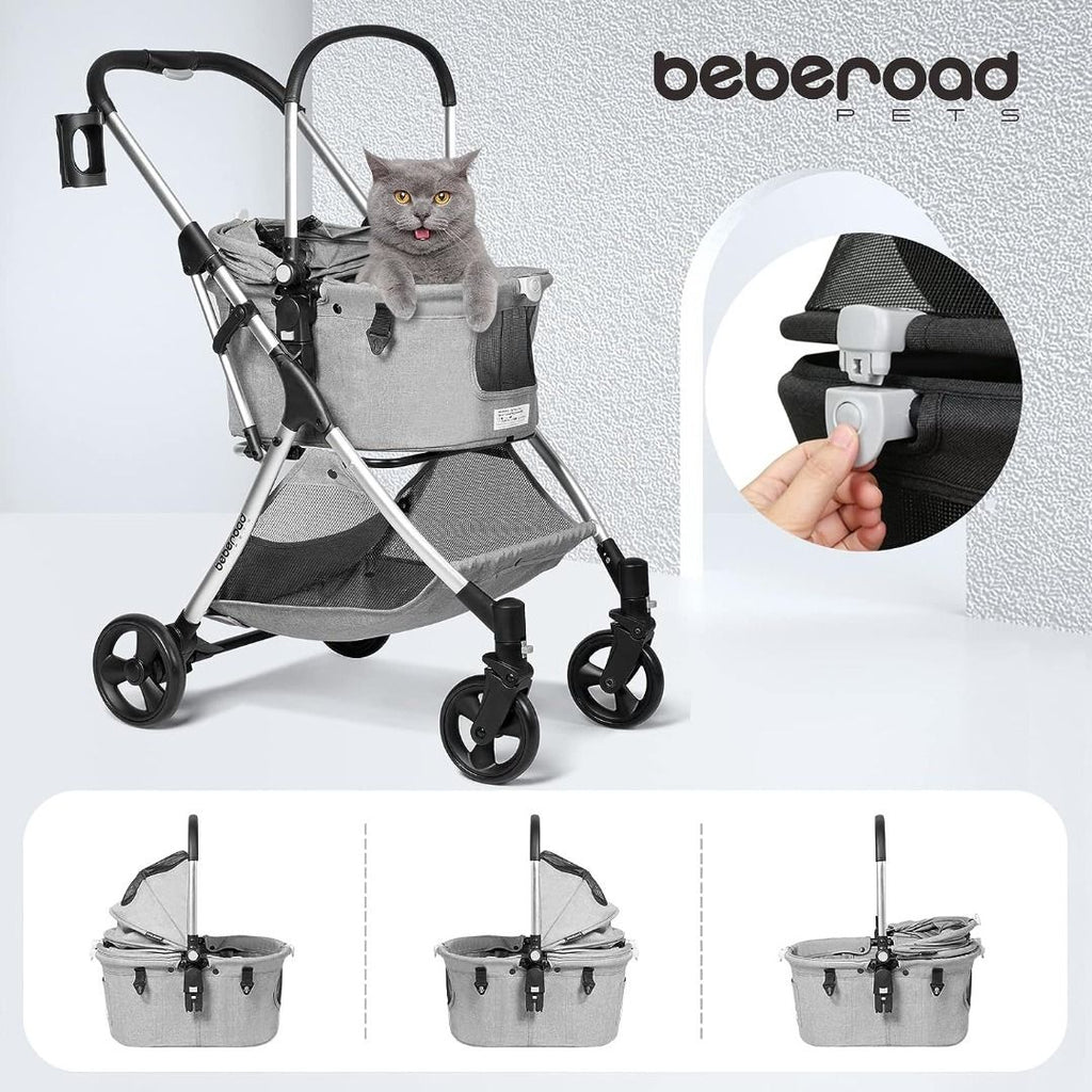 美國 beberoad R5 foldable aluminum pet dog trolley 高級鋁質 寵物可摺疊手推車