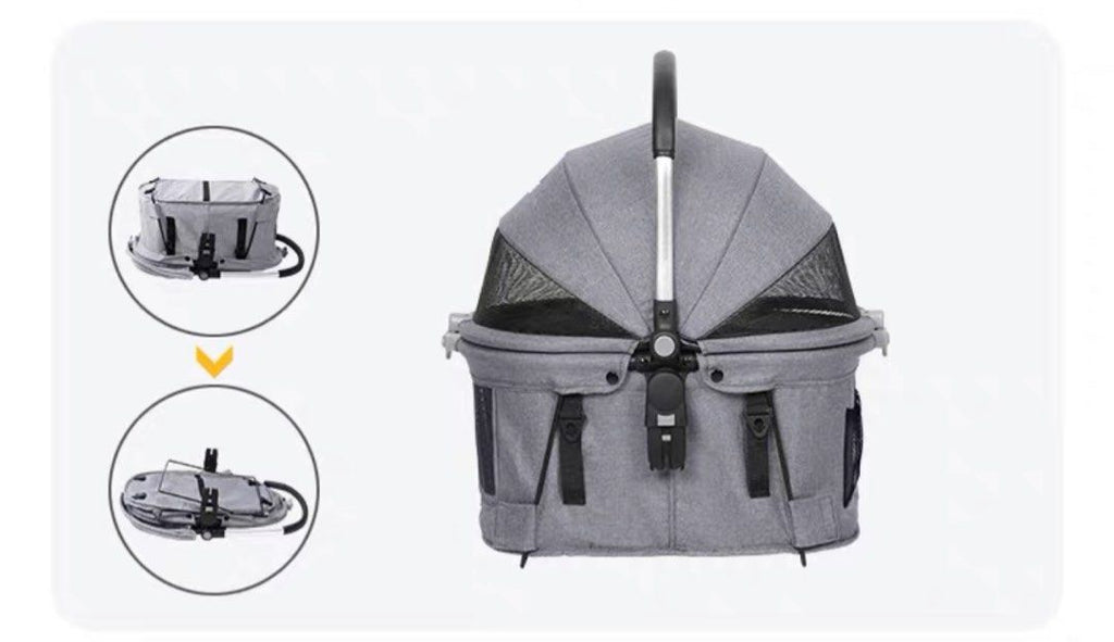 美國 beberoad R5 foldable aluminum pet dog trolley 高級鋁質 寵物可摺疊手推車