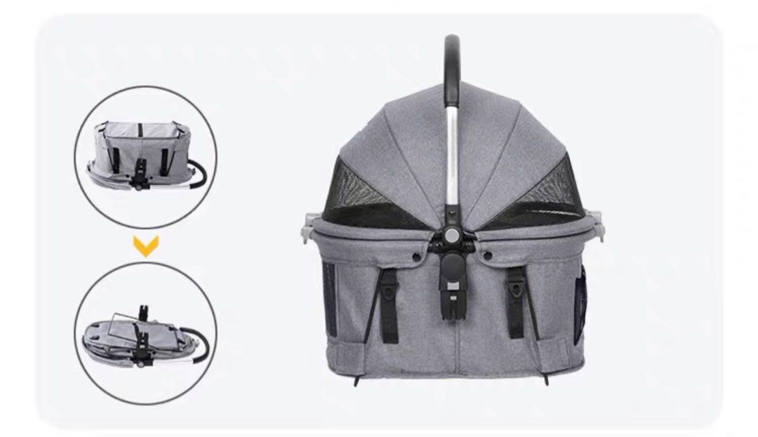 美國 beberoad R5 foldable aluminum pet dog trolley 高級鋁質 寵物可摺疊手推車