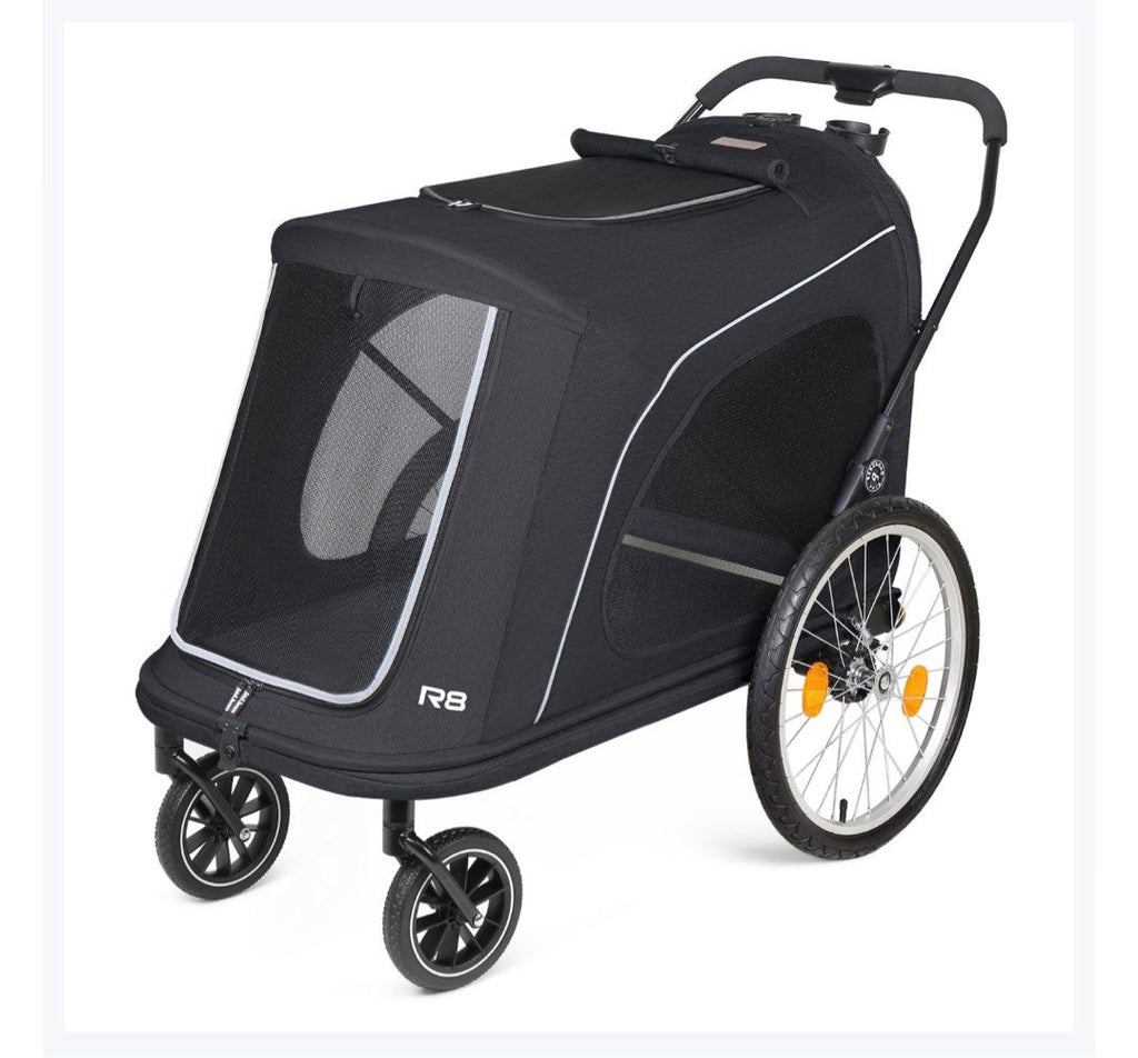 美國 beberoad R8 foldable aluminum pet dog trolley 鋁質 寵物可摺疊 雙層手推車