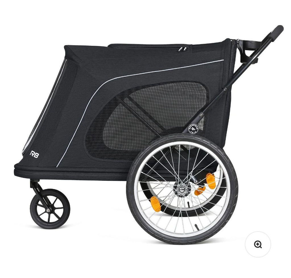 美國 beberoad R8 foldable aluminum pet dog trolley 鋁質 寵物可摺疊 雙層手推車