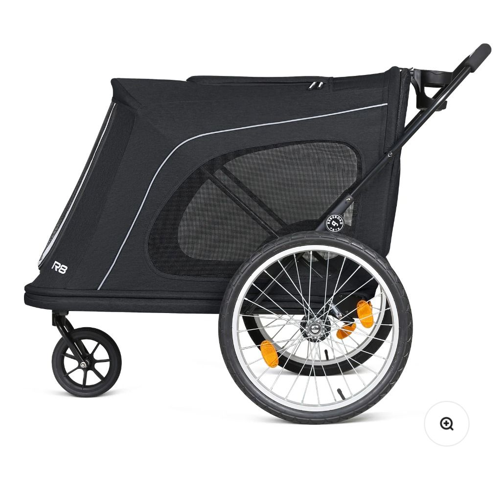美國 beberoad R8 foldable aluminum pet dog trolley 鋁質 寵物可摺疊 雙層手推車