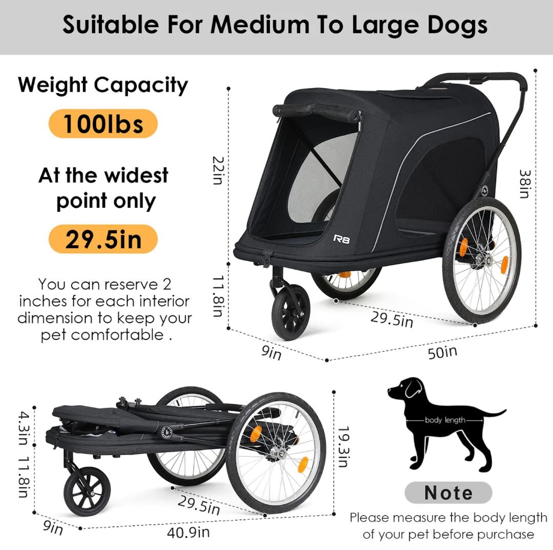 美國 beberoad R8 foldable aluminum pet dog trolley 鋁質 寵物可摺疊 雙層手推車
