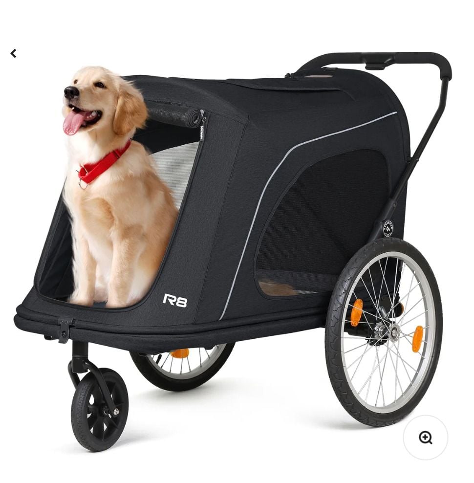 美國 beberoad R8 foldable aluminum pet dog trolley 鋁質 寵物可摺疊 雙層手推車