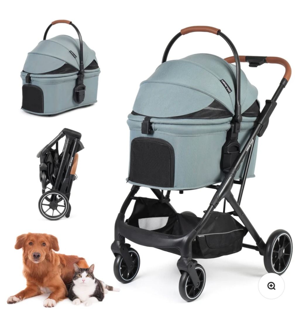 美國 USA beberoad T6 foldable aluminum pet dog trolley 高級鋁質 寵物可摺疊手推車