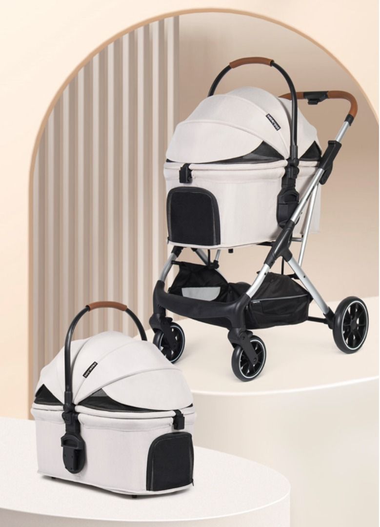 美國 USA beberoad T6 foldable aluminum pet dog trolley 高級鋁質 寵物可摺疊手推車