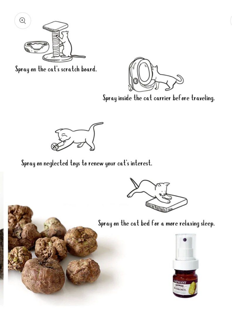 Catwant 貓咪旺農場 木天蓼純露舒緩液 Freeze-Dried Silvervine Gall Fruit Hydrosol – 35ml 加拿大版